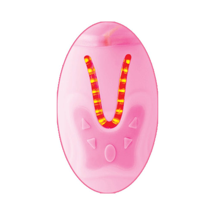 Remote Control Thrusting Rabbit Pearl Vibrator Pink | SexToy.com