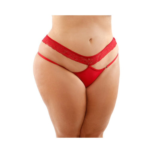 Ren Microfiber Panty With Double-strap Waistband Red Queen - SexToy.com
