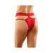 Ren Microfiber Panty With Double-strap Waistband Red S/m - SexToy.com