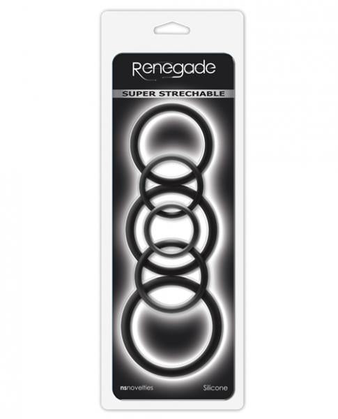 Renegade Build A Cage Rings Black Set Of 6 | SexToy.com