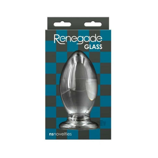 Renegade Glass Bishop Anal Plug - Clear | SexToy.com