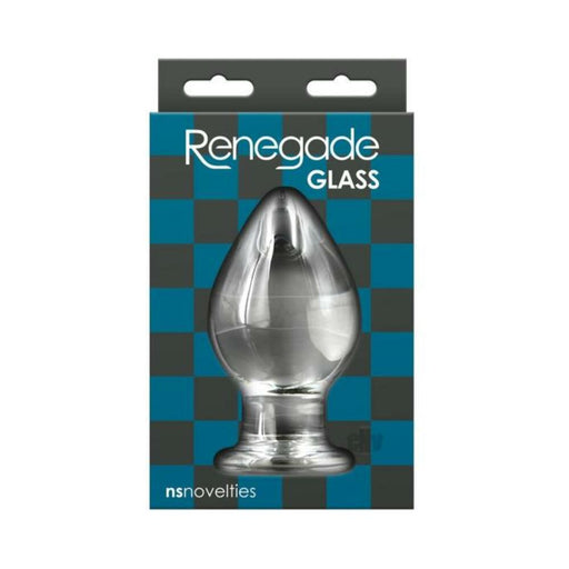 Renegade Glass Knight Anal Plug - Clear | SexToy.com