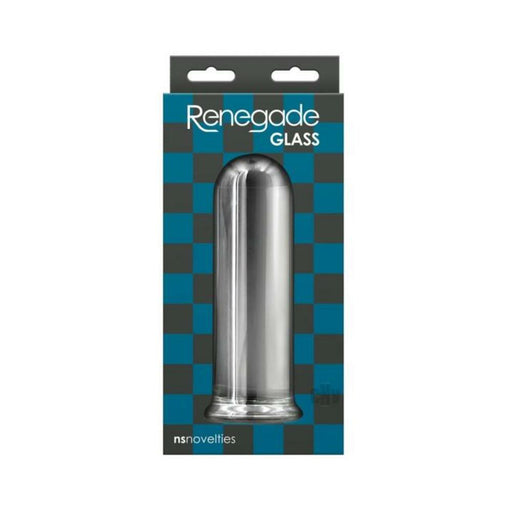 Renegade Glass Rook Anal Plug - Clear | SexToy.com