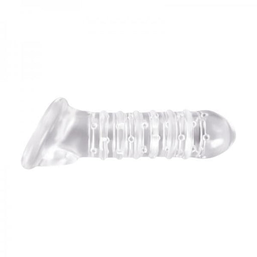Renegade Ribbed Extension Clear Sleeve | SexToy.com