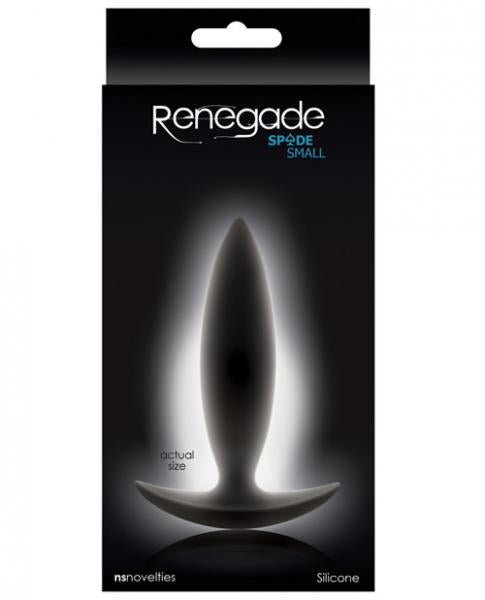 Renegade Spade Small Butt Plug Black | SexToy.com