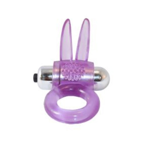 Ribbed Rabbit Vibrating Cockring | SexToy.com