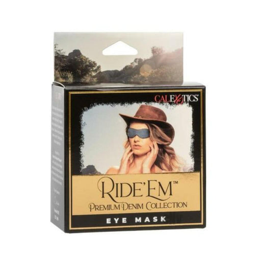 Ride 'em Premium Denim Collection Eye Mask - SexToy.com