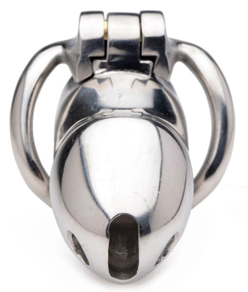 Rikers 24-7 Stainless Steel Locking Chastity Cage | SexToy.com