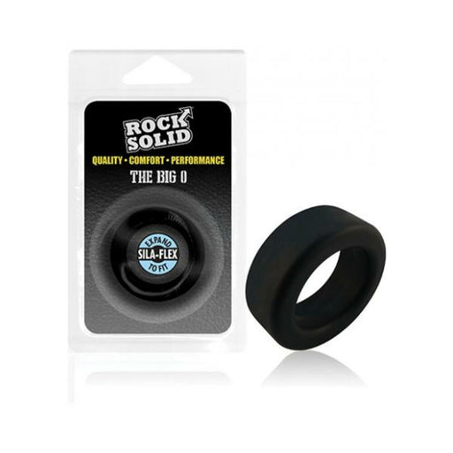 Rock Solid Big O Ring - Black - SexToy.com