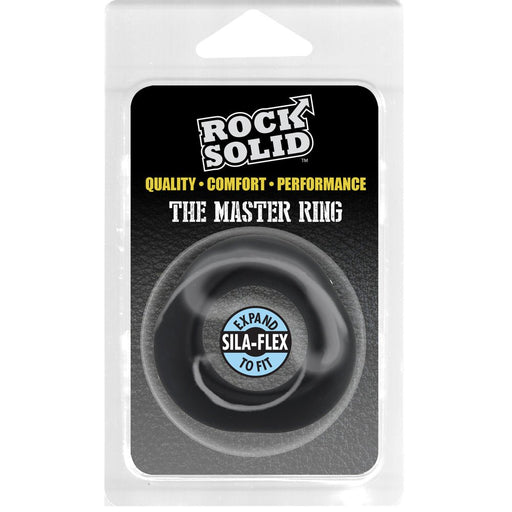 Rock Solid Master Ring Black - SexToy.com