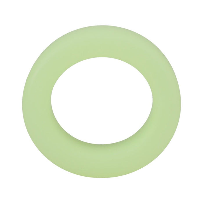 Rock Solid Sila-flex Glow-in-the-dark Big O C-ring Green - SexToy.com