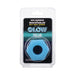 Rock Solid Sila-flex Glow-in-the-dark The Cog C-ring Blue - SexToy.com