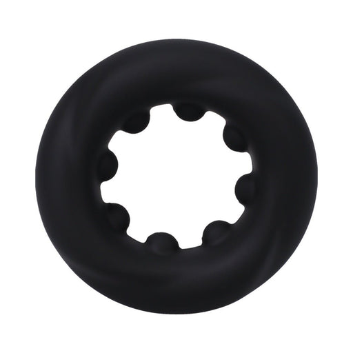 Rock Solid The Twist Silicone C-ring Black | SexToy.com