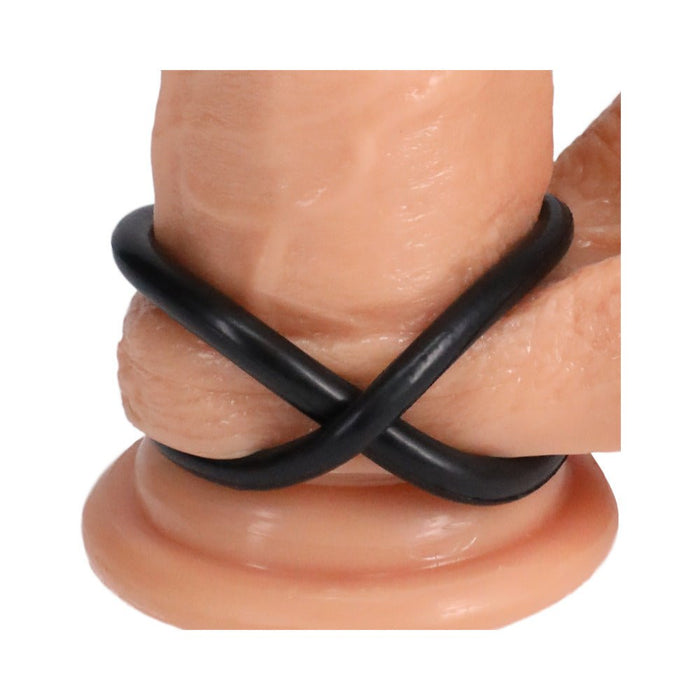 Rock Solid Tri-pack Rubber Gasket (1.25in, 1.5in, 2in) Black - SexToy.com