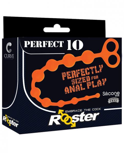 Rooster Perfect 10 Silicone Anal Beads | SexToy.com