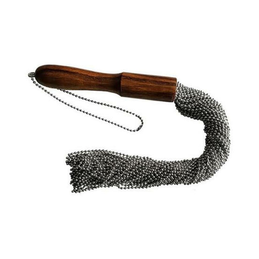 Rouge Beaded Metal Flogger Silver - SexToy.com