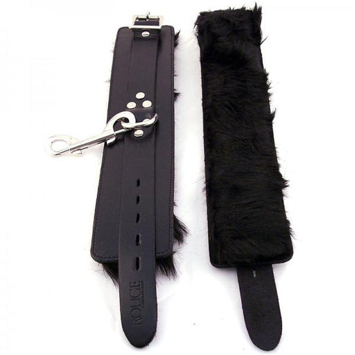 Rouge Fur Wrist Cuffs Black | SexToy.com