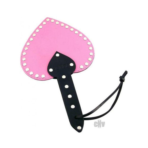 Rouge Heart Paddle Pink Leather - SexToy.com