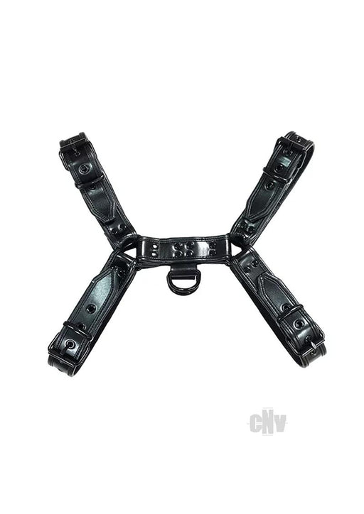 Rouge Oth Front Harness Lg Black - SexToy.com