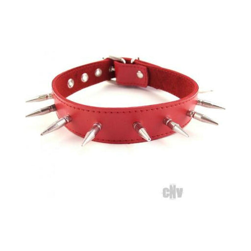 Rouge Spiked Collar Red - SexToy.com