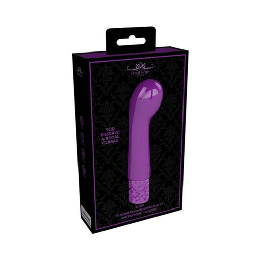 Royal Gems - Bijou - Silicone Rechargeable Bullet - Purple | SexToy.com