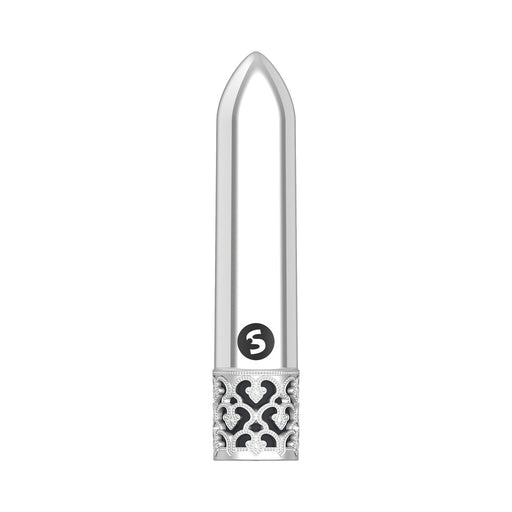 Royal Gems Glitz Rechargeable Bullet Silver | SexToy.com