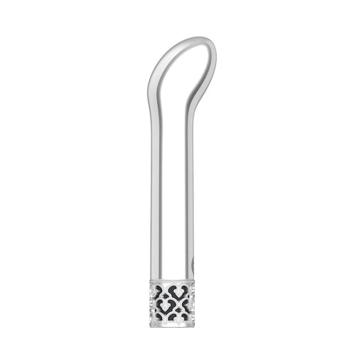 Royal Gems Jewel Rechargeable G-Spot Vibrator Silver | SexToy.com