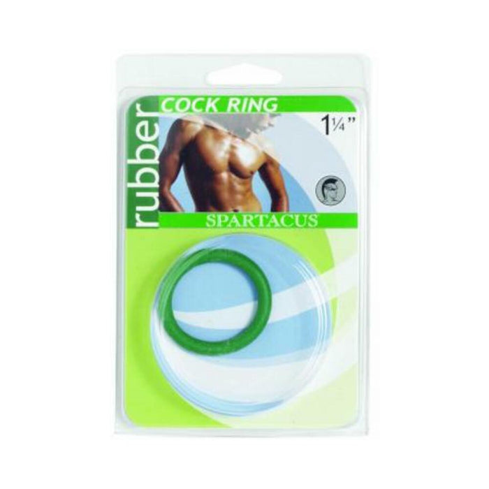 Rubber C Ring 1 1/4 Inch - Green - SexToy.com
