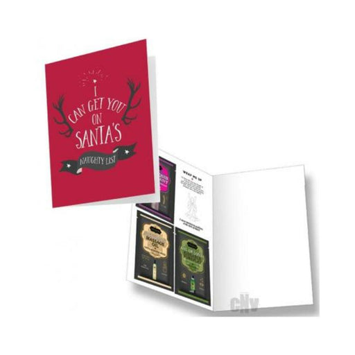 Santas Naughty List Greeting Card - SexToy.com