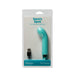 Sara's Spot Rechargeable Bullet With Removable G-spot Sleeve Teal - SexToy.com