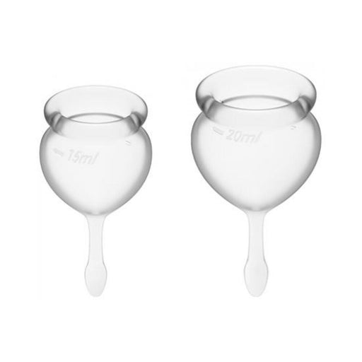 Satisfyer Feel Good Menstrual Cup - Transparent - SexToy.com