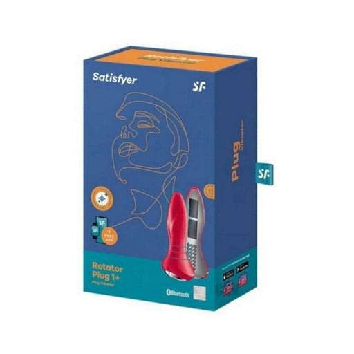 Satisfyer Rotator Plug 1+ - Red - SexToy.com