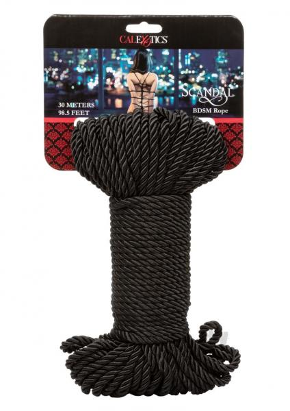 Scandal BDSM Rope 98.5 feet Black | SexToy.com