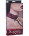 Scandal Collar With Leash Red Black O/S | SexToy.com