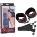 Scandal Over The Door Cuffs Black/Red | SexToy.com