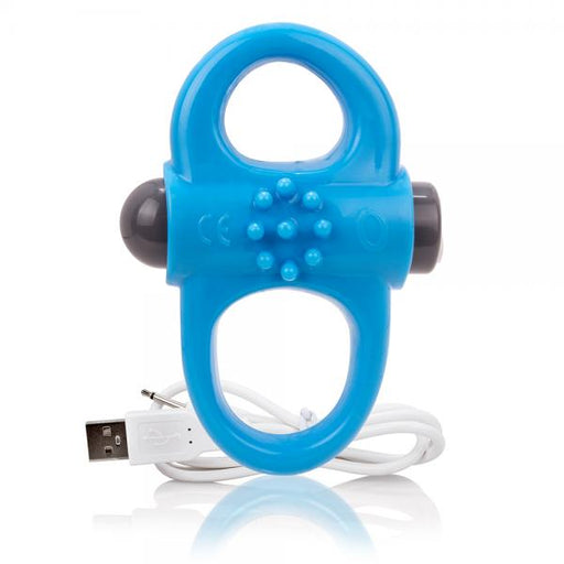Screaming O Charged Yoga Vibrating Ring Blue | SexToy.com