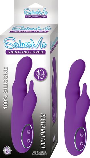 Seduce Me Vibrating Lover Silicone Vibrator | SexToy.com