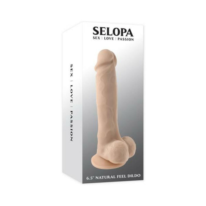 Selopa 6.5 In. Natural Feel Dildo Light - SexToy.com