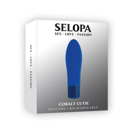Selopa Cobolt Cutie Rechargeable Silicone Mini Vibrator Blue - SexToy.com