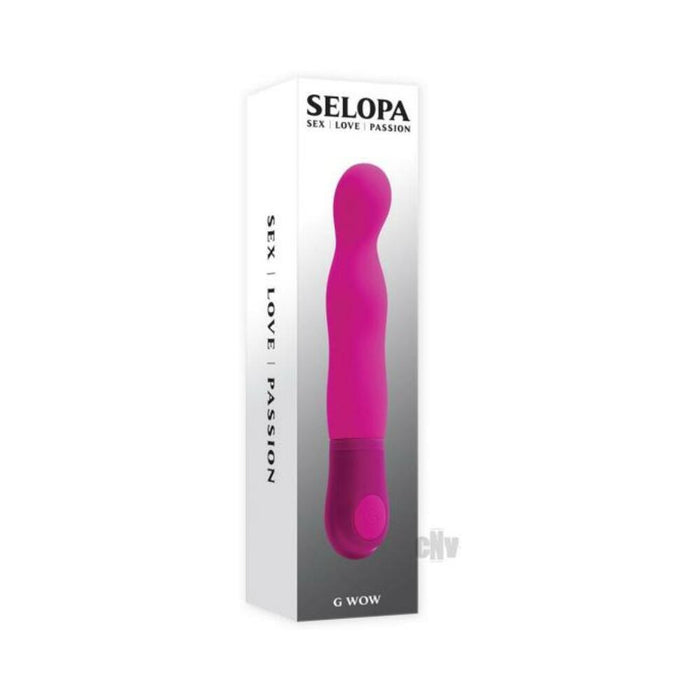 Selopa G Wow Silicone G-spot Vibrator Pink - SexToy.com
