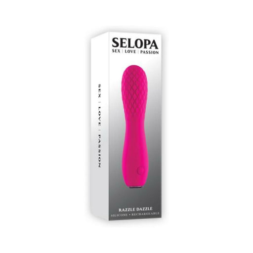 Selopa Razzle Dazzle Rechargeable Vibe Silicone Pink - SexToy.com