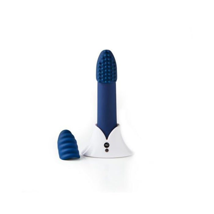 Sensuelle Point Plus Bullet Vibrator Blue 2 Sleeves | SexToy.com