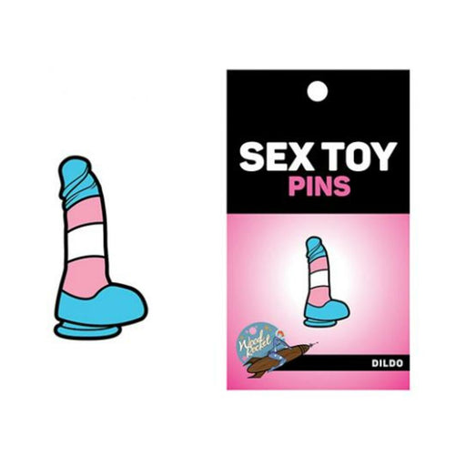 Sex Toy Pin Trans Flag Dildo | SexToy.com