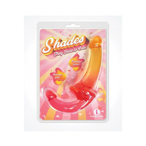 Shades Jelly Tpr Gradient Strapless Strap On - Pink/yellow - SexToy.com