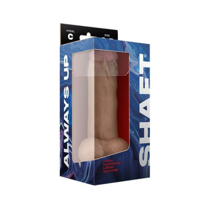 Shaft Model C Liquid Silicone Dong With Balls 8.5 In. Pine | SexToy.com