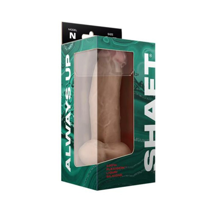 Shaft Model N Liquid Silicone Dong With Balls 8.5 In. Pine | SexToy.com