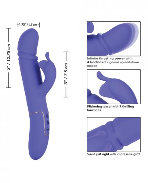 Shameless Seducer Purple Rabbit Style Vibrator | SexToy.com