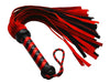 Short Suede Flogger Black Red | SexToy.com
