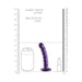 Shots Ouch! Beaded Silicone 5 In. G-spot Dildo Metallic Purple - SexToy.com