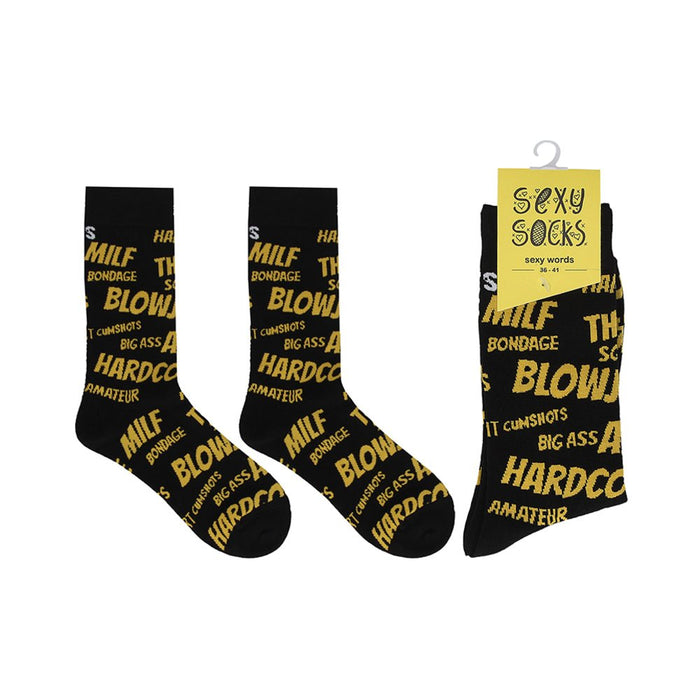 Shots Socks Sexy Words S/m | SexToy.com